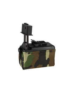 Ammobox 1500 billes Woodland pour M249