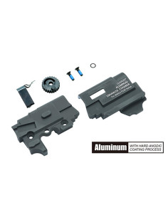 Enhanced Aluminim hop up chamber set for Tokyo Marui pistol P226 / E2 Guarder Internal barrel / chamber and hop up rubber