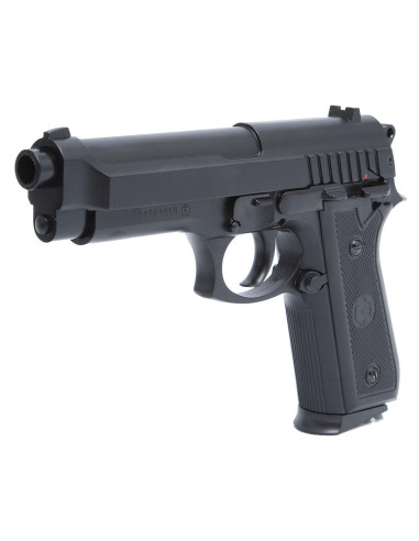 Pistolet PT92 culasse métal manuel à ressort Noir