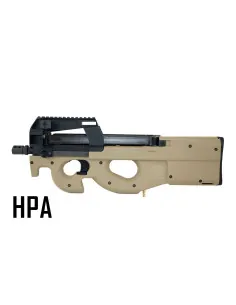Customs by AG Submachine Gun FN P90 HPA Dark Earth ( US ) Airsoft Gun Mechanical AEG/AEP/HPA/GBB(R)