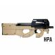 Customs by AG Pistolet mitrailleur FN P90 HPA Dark Earth ( US ) vue 2