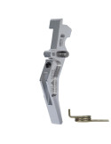 Aluminium CNC Advanced trigger M4/M16 Maxx Style B Silver pic 3