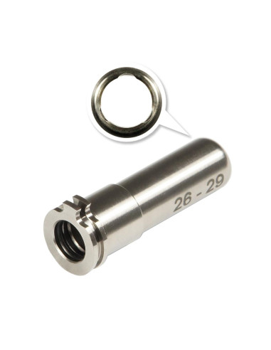 Adjustable Titanium CNC nozzle AEG from 26mm to 29mm