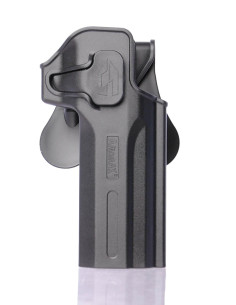 Amomax Holster pour Desert Eagle avec ou sans rail Gen 2 Noir 