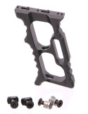 Poignée Aluminium TD Minivert pour Keymod et M-Lok noir 