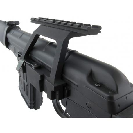 Mounting rail for AKM / AK105 / AKS74U / SVD riflescope