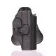 Amomax Holster pour Walther P99 Gen2 Noir
