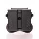 Universal double mag pouch for 9mm /.40 / .45 Black