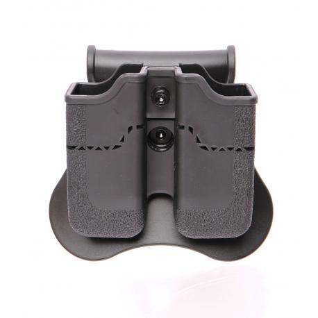 Double mag pouch for PX4 / USP / USP compact / P30 / Taurus Black