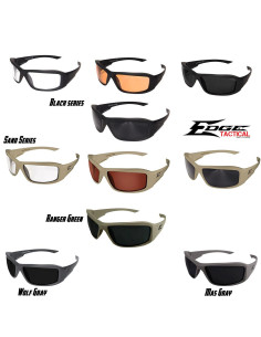 Lunettes Hamel Branche fine disponible en divers declinaison Edge Tactical Protection occulaire