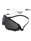 Goggle Super 64 Black lense with strap for head and helmet