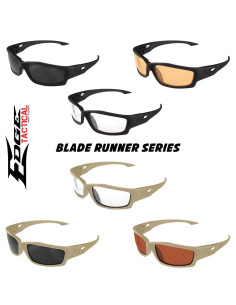 Lunettes Blade Runner disponible en divers déclinaisons Edge Tactical Protection occulaire