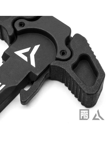Levier d'armement ambidextre Noir Radian Raptor LT AEG Magpul PTS Receveur superieur