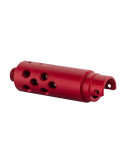 External barrel in aluminium CNC for AAP01 pistol round red