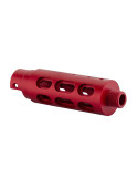 External barrel in aluminium CNC for AAP01 pistol Oval Red pic 2