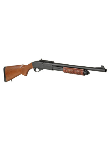 Fusil a pompe Type M870 vrai bois gaz 8870RW Golden Eagle Gaz / Co2
