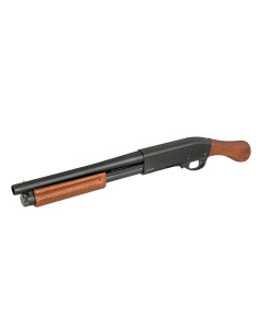 Fusil a pompe sans crosse Type M870 vrai bois gaz 8877RW Golden Eagle Gaz / Co2