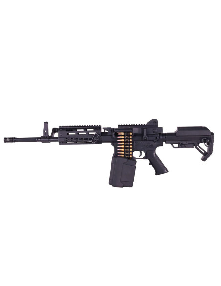 Fusil mitrailleur LMG MCR 6670 AEG Noir Golden Eagle AEG / AEP