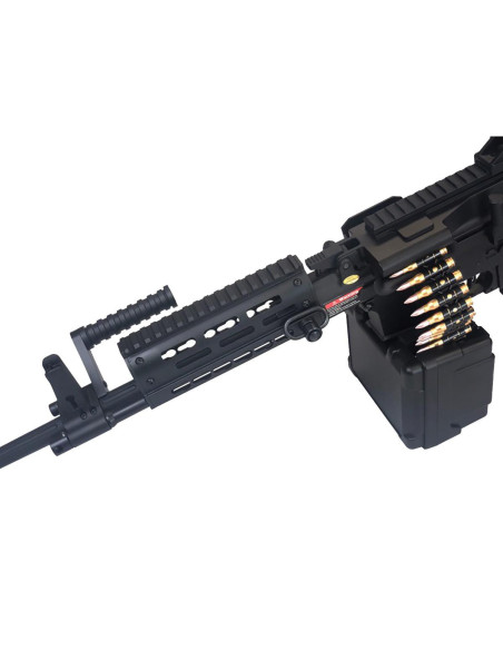 Fusil mitrailleur LMG MCR 6670 AEG Noir Golden Eagle AEG / AEP
