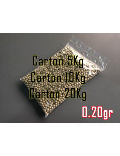 Carton de bille 0.20gr Coyote de couleur Tan en 5 / 10 ou 20kg