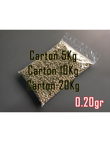 Coyote airsoft 0.20gr Tan 6mm bb's in carton of 5 / 10 /20kg