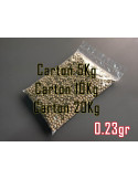 Coyote airsoft 0.23gr Tan 6mm bb's in carton of 5 / 10 /20kg