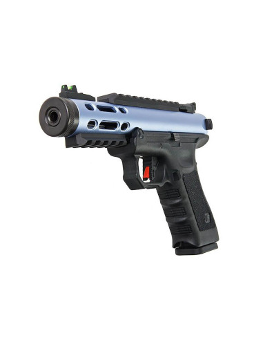 Pistolet Galaxy G series GBB bleu