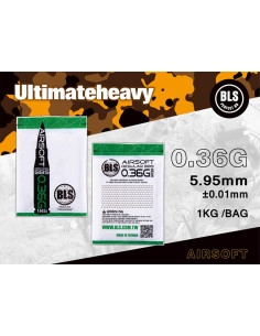 BLS Biodegradable Bbs 0.36gr 1Kg White BLS BIO