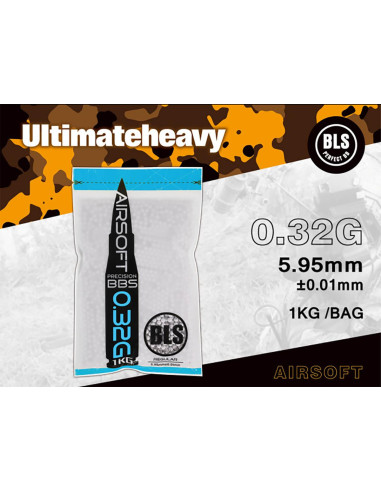 Airsoft-GunBLS Bbs 0.32gr 1kg WhiteBLSNon BIO35789Airsoft BBs 6mm
