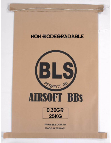 Airsoft-GunBLS Bille 0.30gr en sachet de 25kgBLSNon BIO35792Bille airsoft 6mm