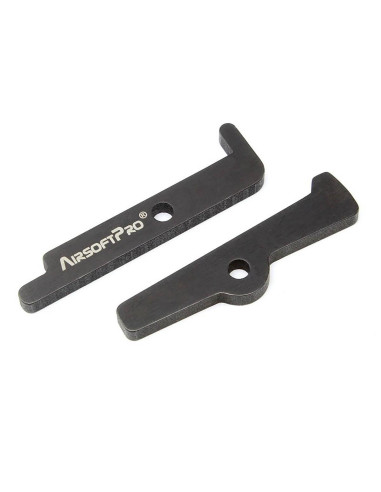 Trigger et piston sears en acier renforce pour Sniper Amoeba Striker AS-01 Airsoft Pro Bloc detente