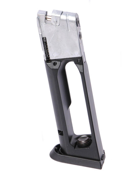 Chargeur Co2 18billes pour pistolet XDE .177 4.5mm Air Venturi Plomb et bille d'acier