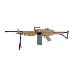 Mitrailleuse FN M249 MK1 Tan AEG ABS/METAL