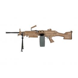 Mitrailleuse FN M249 MK2 Tan AEG ABS/METAL