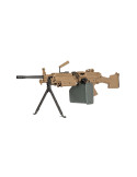 Mitrailleuse FN M249 MK2 Tan AEG ABS/METAL vue 2