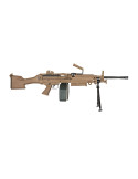 Mitrailleuse FN M249 MK2 Tan AEG ABS/METAL vue 3