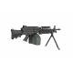 Machine gun FN M249 MK46 BLACK AEG ABS/METAL pic 6