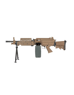 Machine gun FN M249 MK46 TAN AEG ABS/METAL A&K AEG / AEP