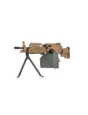 Mitrailleuse FN M249 MK46 Tan AEG ABS/METAL vue 2