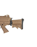 Mitrailleuse FN M249 MK46 Tan AEG ABS/METAL vue 7