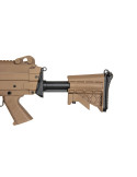 Mitrailleuse FN M249 MK46 Tan AEG ABS/METAL vue 8