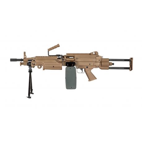 Mitrailleuse FN M249 PARA Tan AEG ABS/METAL