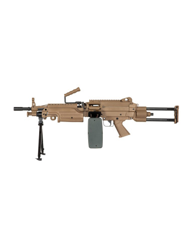 Airsoft-GunMitrailleuse FN M249 PARA Tan AEG ABS/METALA&KAEG / AEP35906AEG