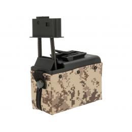 Ammobox 1500 billes Digital Desert pour M249