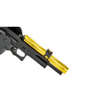 Gas pistol hi-capa 5.1 black/gold + pistol case pic 6