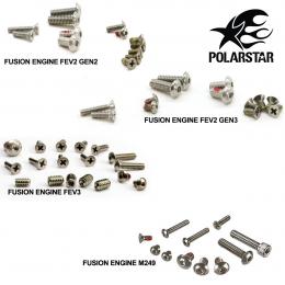 Complete screw set for Fusion Engines
