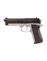 Pistolet PT92 culasse métal manuel à ressort Dual tone cybergun A Ressort