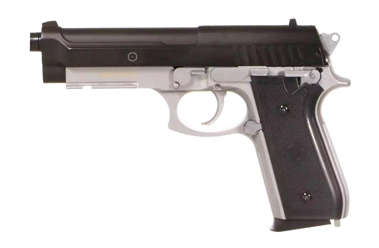 Réplique de pistolet à à à gaz M92 EAGLE - Argenté Argent