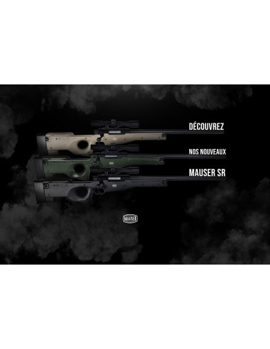 Airsoft-GunSniper Bolt action Mauser L96 ABS in different colorscybergunSpring36219Sniper Spring