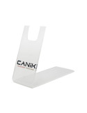 Clear plexiglass display for pistol with marking Canik brand